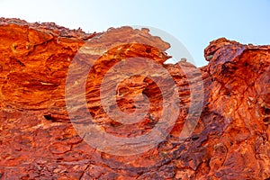 The red rock formation in Kings Canyon, Red Center, Australia