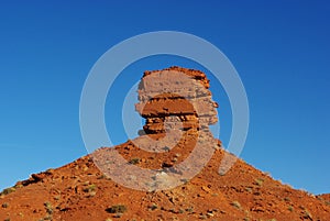 Red rock formation near Bluff, Utah