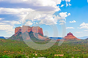 The red rock formation of Sedona in Arizona