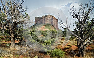 Red rock formation in Sedona,Az