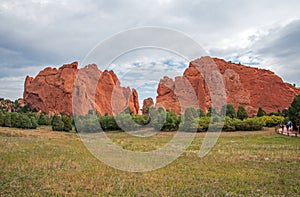 Red rock formations in Colorado.