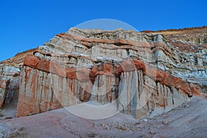 Red Rock Formations Mojave Desert Geology