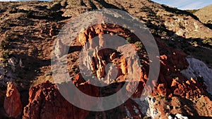 Red Rock Formations North of Reno Nevada