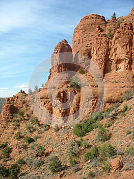 Red rock formations in Sedona, Arizona