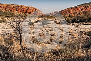 Red rock formations. West MacDonnell Ranges, Northern Territory, Australia