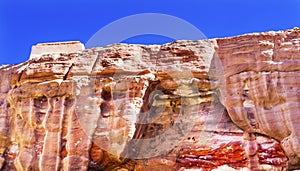 Red Rock Fromation Abstracts Petra Jordan