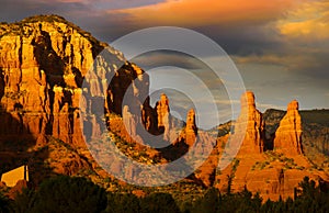 Red rock hills in Sedona