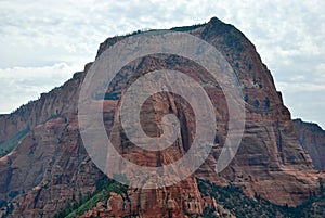 Red Rock Landscape in Colob Canyon, Zion National Park, Utah