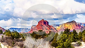 Red Rock Mountain named Bell Rock, near the city of Sedona, Arizona