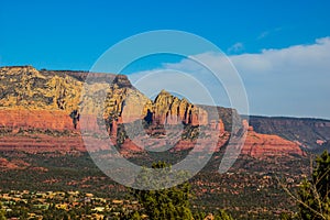 Red Rock Mountains Overlooking Arizona Valley