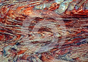 Red rock pattern
