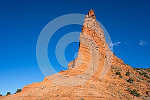 Red rock peak in caprock canyon texas photo