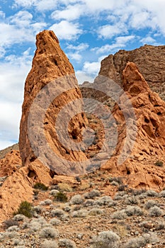 Red Rock Pinnacle in Nevadaâ€™s Valley of Fire State Park