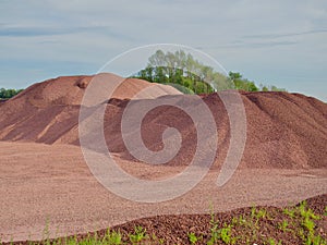 Red Rock Quarry Gravel Pit and Stone Pile