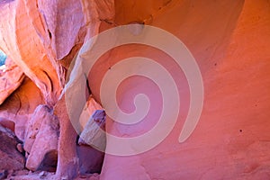 Red rock sandstone in the lake mead national recreation area, Ne