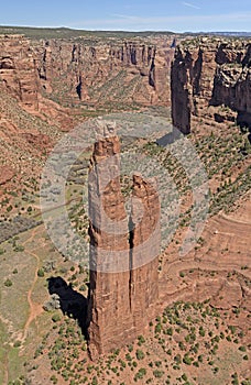 Red Rock Spire in the Desert