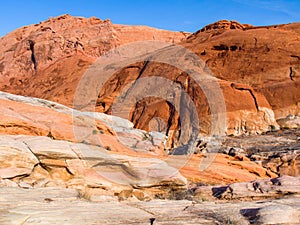 Red rock structure in Valley of Fire, Nevada, USA