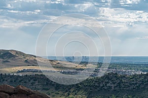 Red Rocks Amphitheater Overlooking Denver