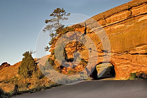 Red Rocks Amphitheater tunnel entrance