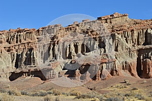 Red Rocks Canyon Cliff Mountain California