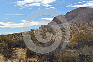 Red Rocks Canyon Cliff Mountain California