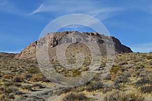 Red Rocks Canyon Cliff Slope California