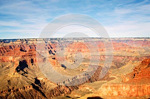 Red rocks in Grand Canyon South Rim Arizona