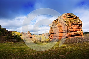 Red rocks near Chequilla and Checa