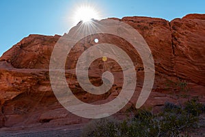 Red rocks in Nevada`s Valley of Fire