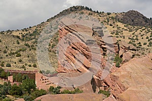 Red Rocks Park Landscape in Colorado