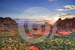 Red Rocks sunset photo