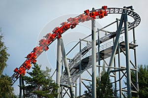 Red Roller coaster