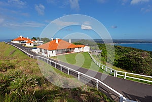 Red-roofed houses near Cape Byron.