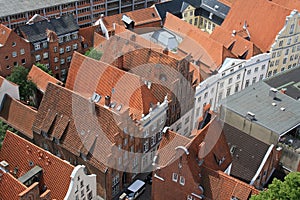 Red roofs