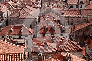 Red roofs of Dubrovnik