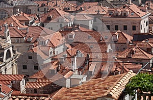 Red roofs of Dubrovnik