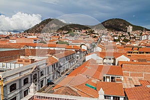 Red roofs of Sucre