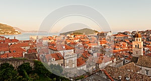 Red Roofs in Unesco Heritage Dubrovnik