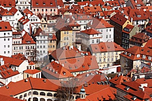 Red rooftops Prague
