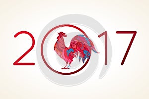 Red Rooster symbol of 2017.