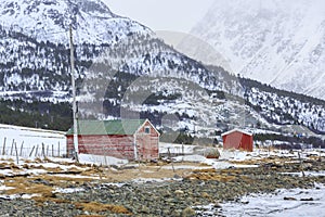 Red Rorbu Fishing Hut