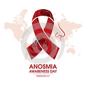 Anosmia Awareness Day vector photo
