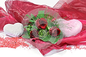 Red rose bouquet photo