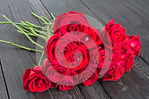 Red rose bouquet