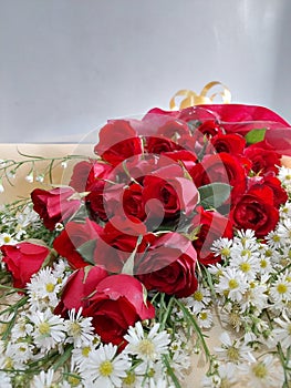 red rose bouquet for someone special
