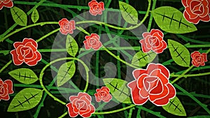 Red Rose Bush Loop