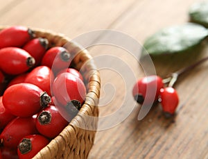 Red rose hips