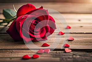 red roses on wooden background red rose on wooden table red rose on wooden background