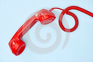 Red Rotary Telephone