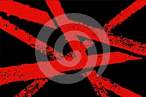 Red Rough Brush Stroke Diagonal Abstract Pattern